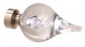 TRANQUIL SPLASH CLEAR Poles Apart Finial