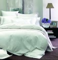 Monaco White 100% Cotton Duvet Cover, Boutique Collection by Linenhouse