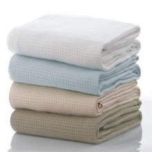 Egyptain Cotton Waffle Blanket by Belledorm