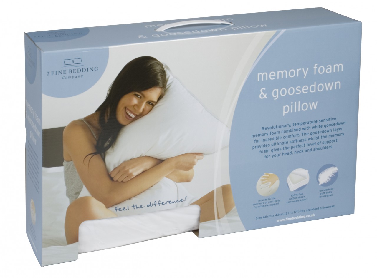 Fine Bedding Company Goose Down And Memory Foam Pilllows