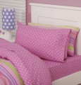 Just Kidding Pink Spotty Sheet Set By Linen House