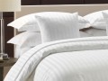 Percale Satin Stripe Duvet Cover